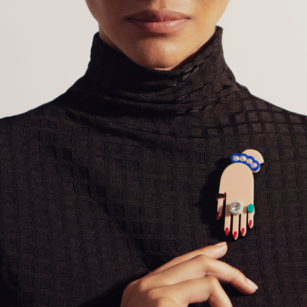 HAND BROOCH