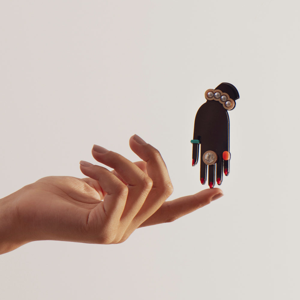 HAND BROOCH