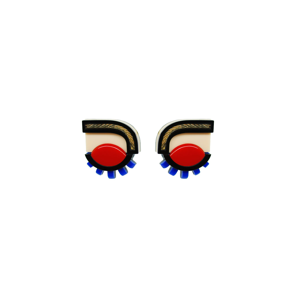 SHORT EYE EARRING