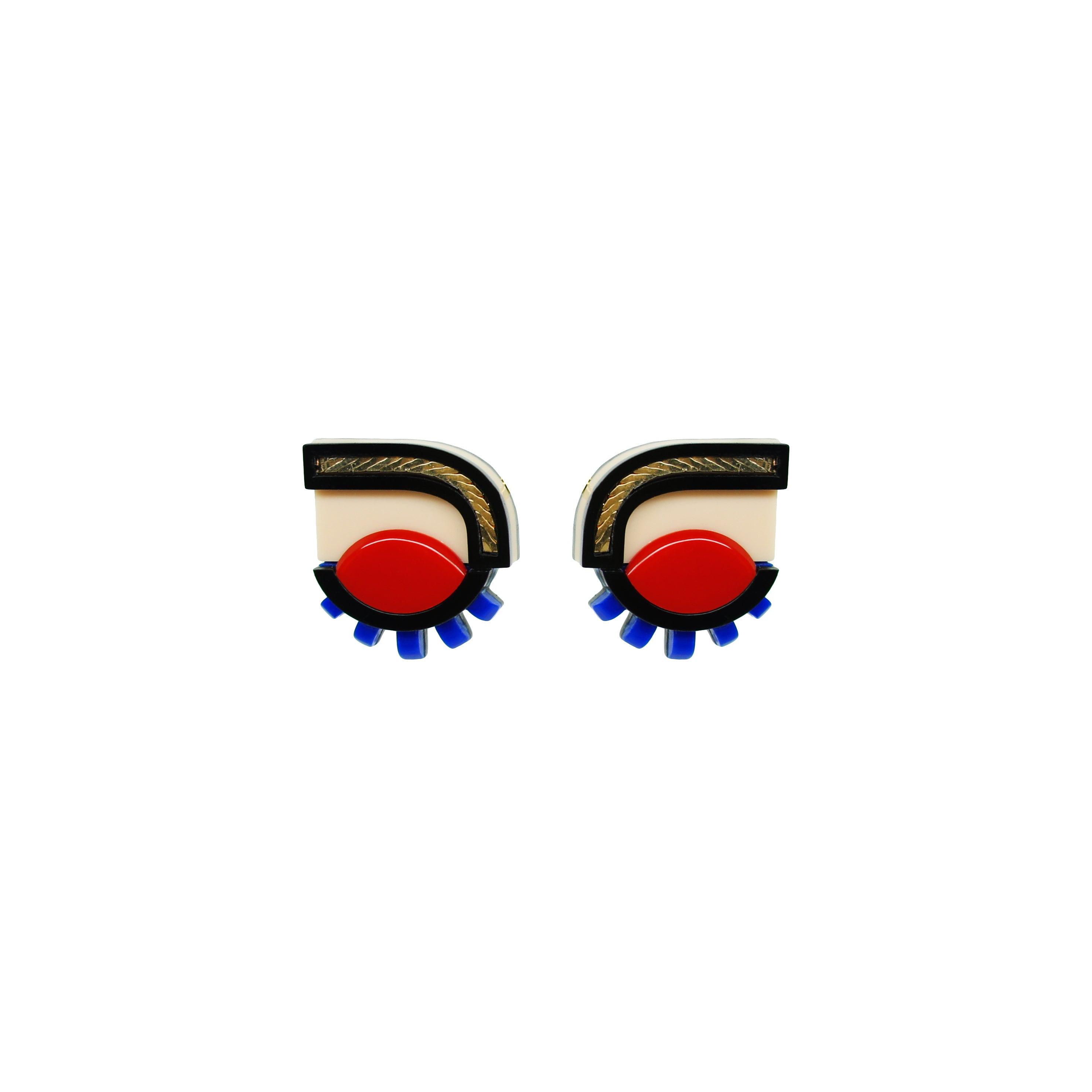 SHORT EYE EARRING