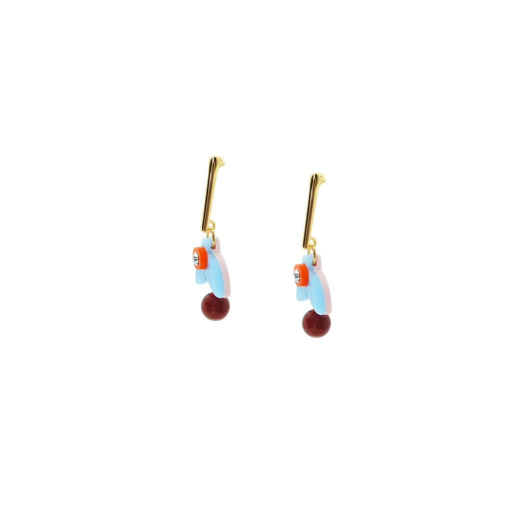 PETUNIA STEM EARRING