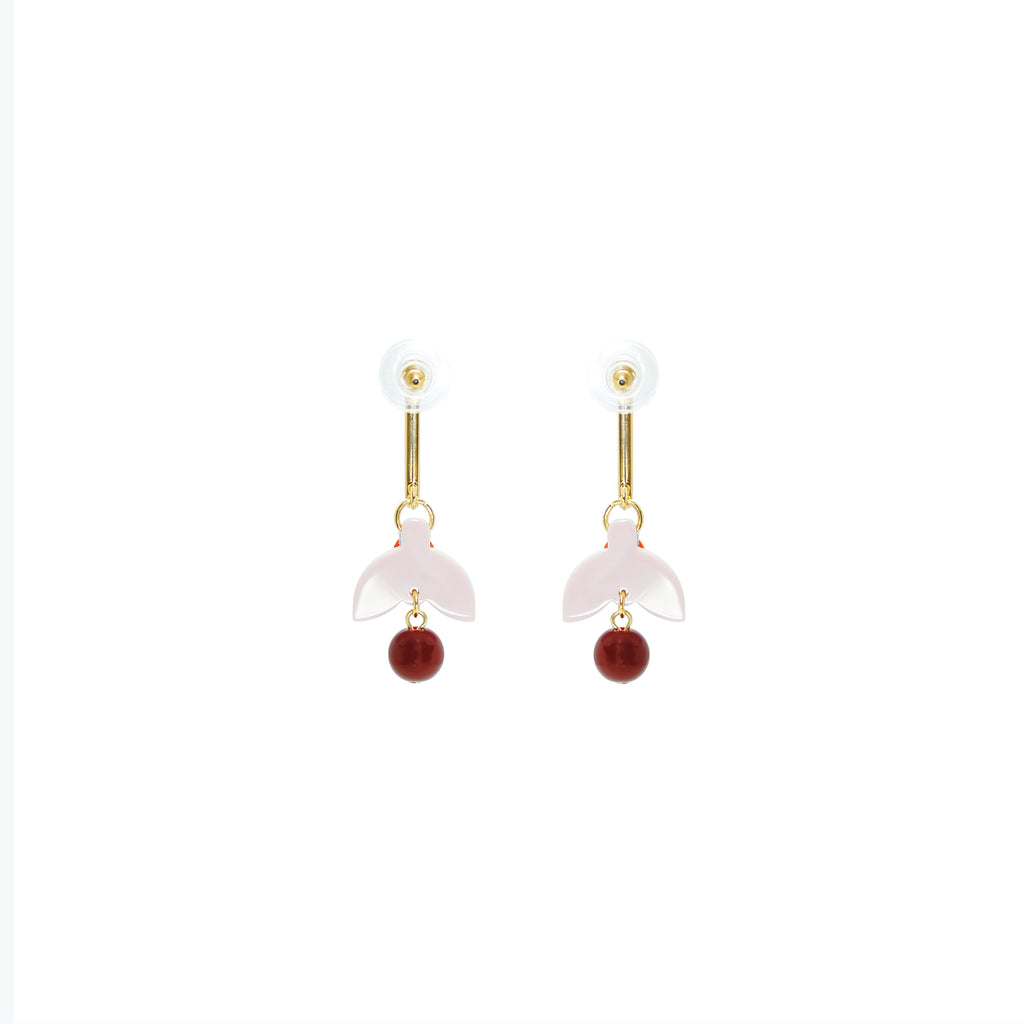 PETUNIA STEM EARRING