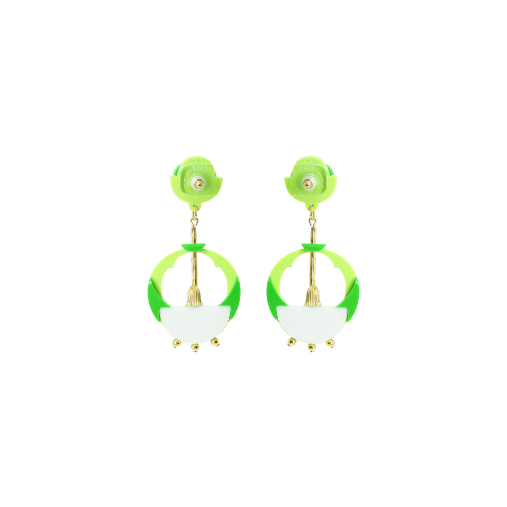 CARNATION DANGLE EARRING
