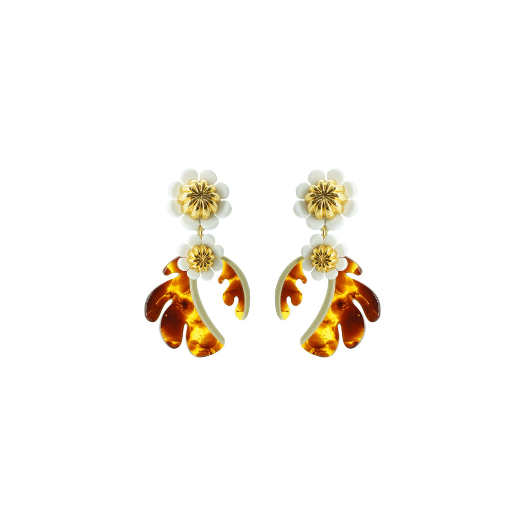 COSMOS FLOWER EARRING
