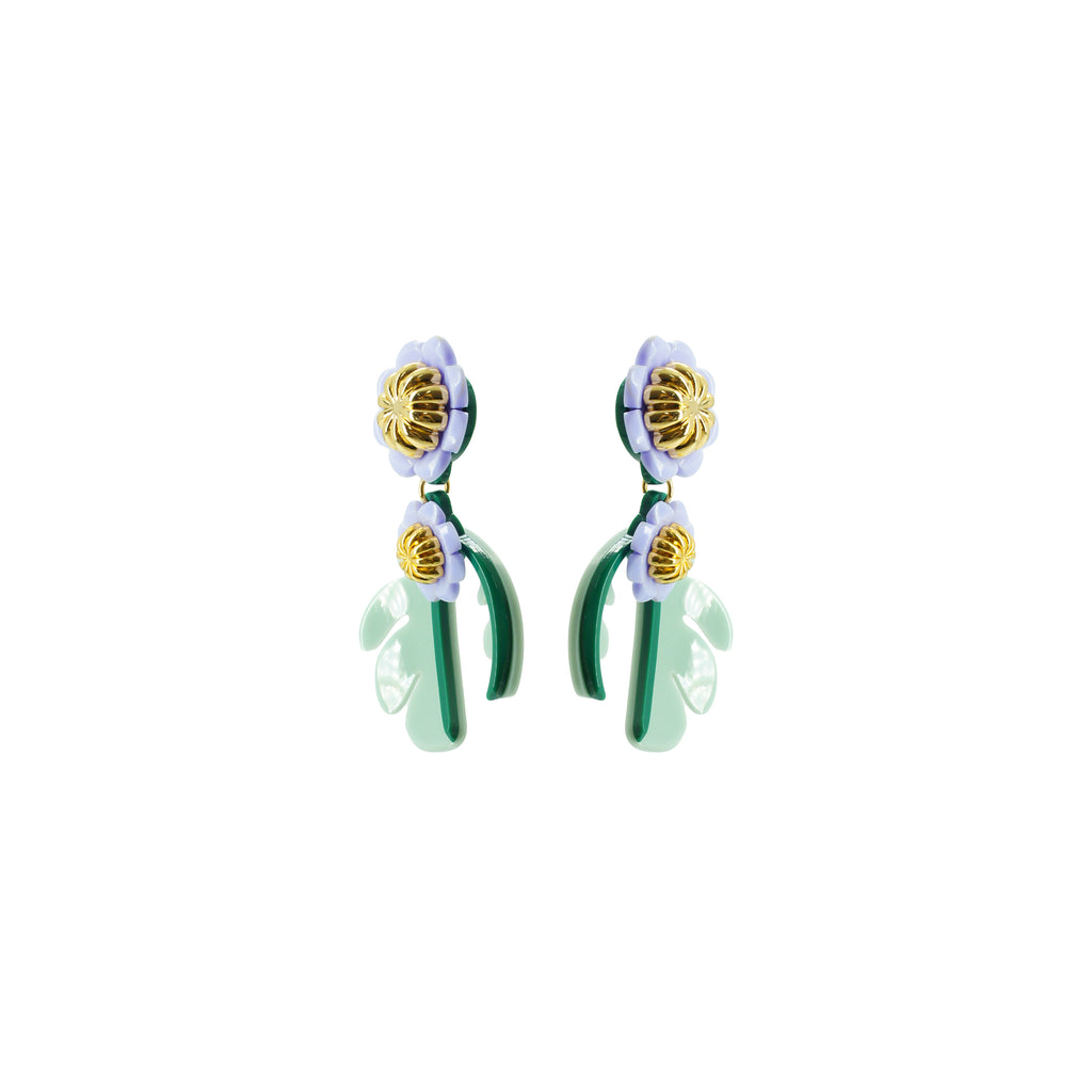 COSMOS FLOWER EARRING