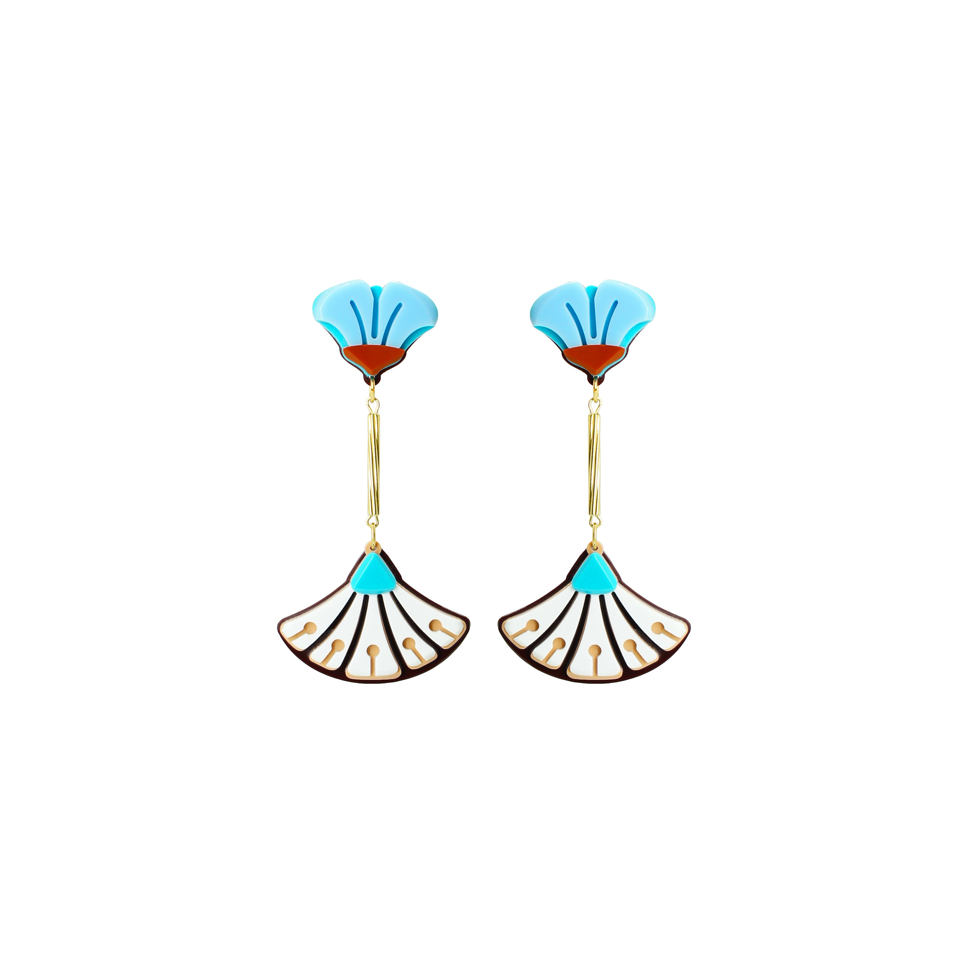 BRINCO PENDENTE GÉRBERA