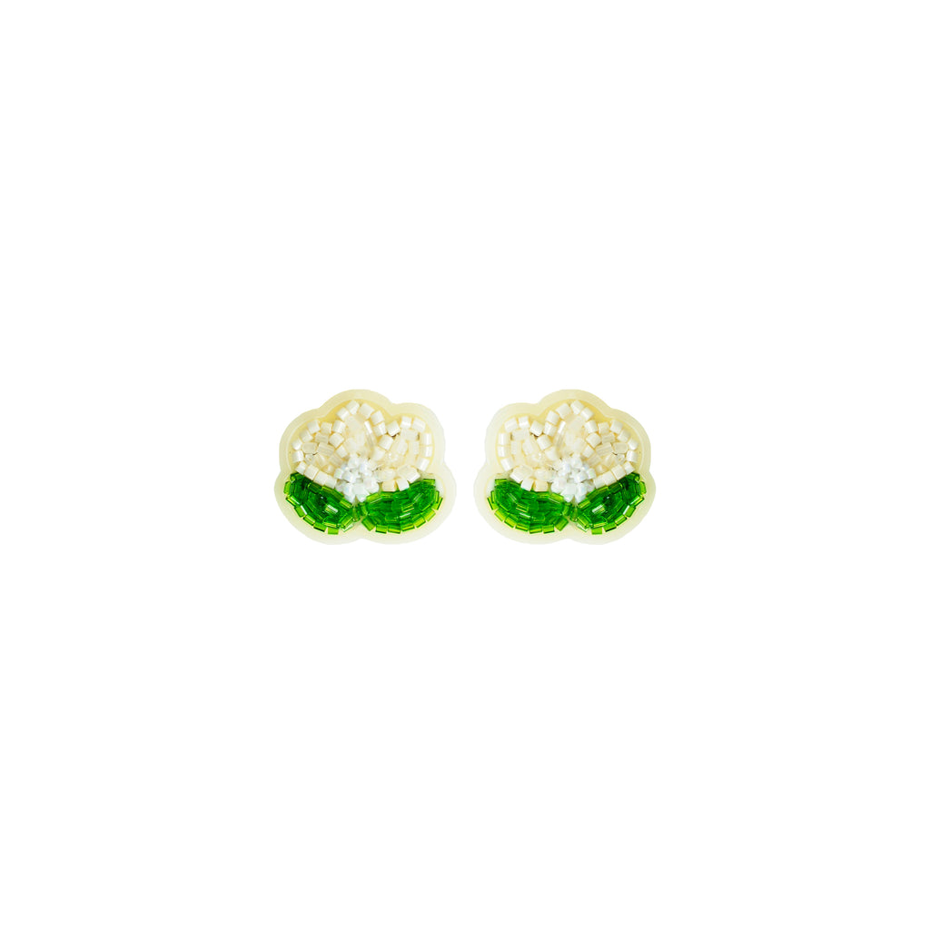 COTTON FLOWER EARRING