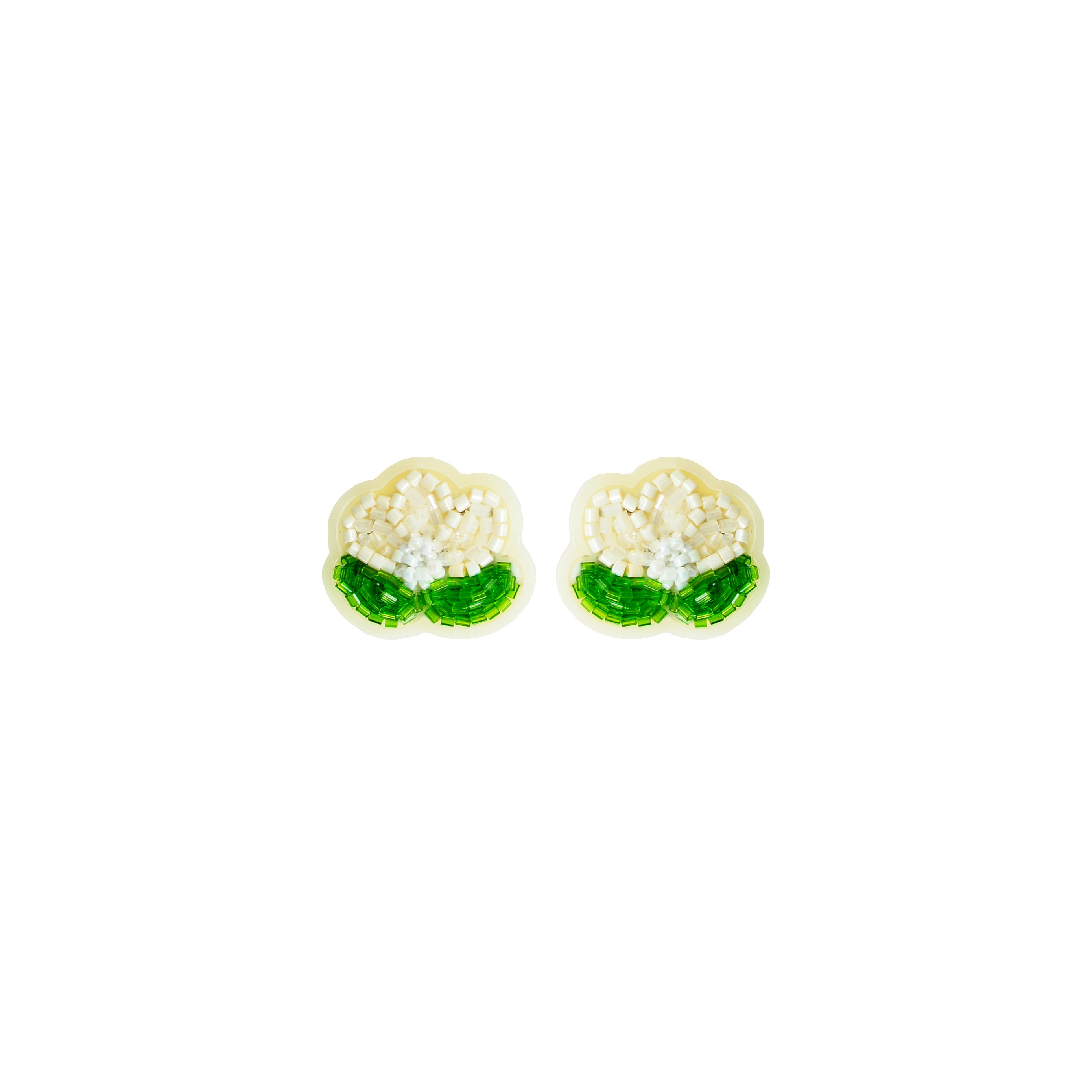 COTTON FLOWER EARRING