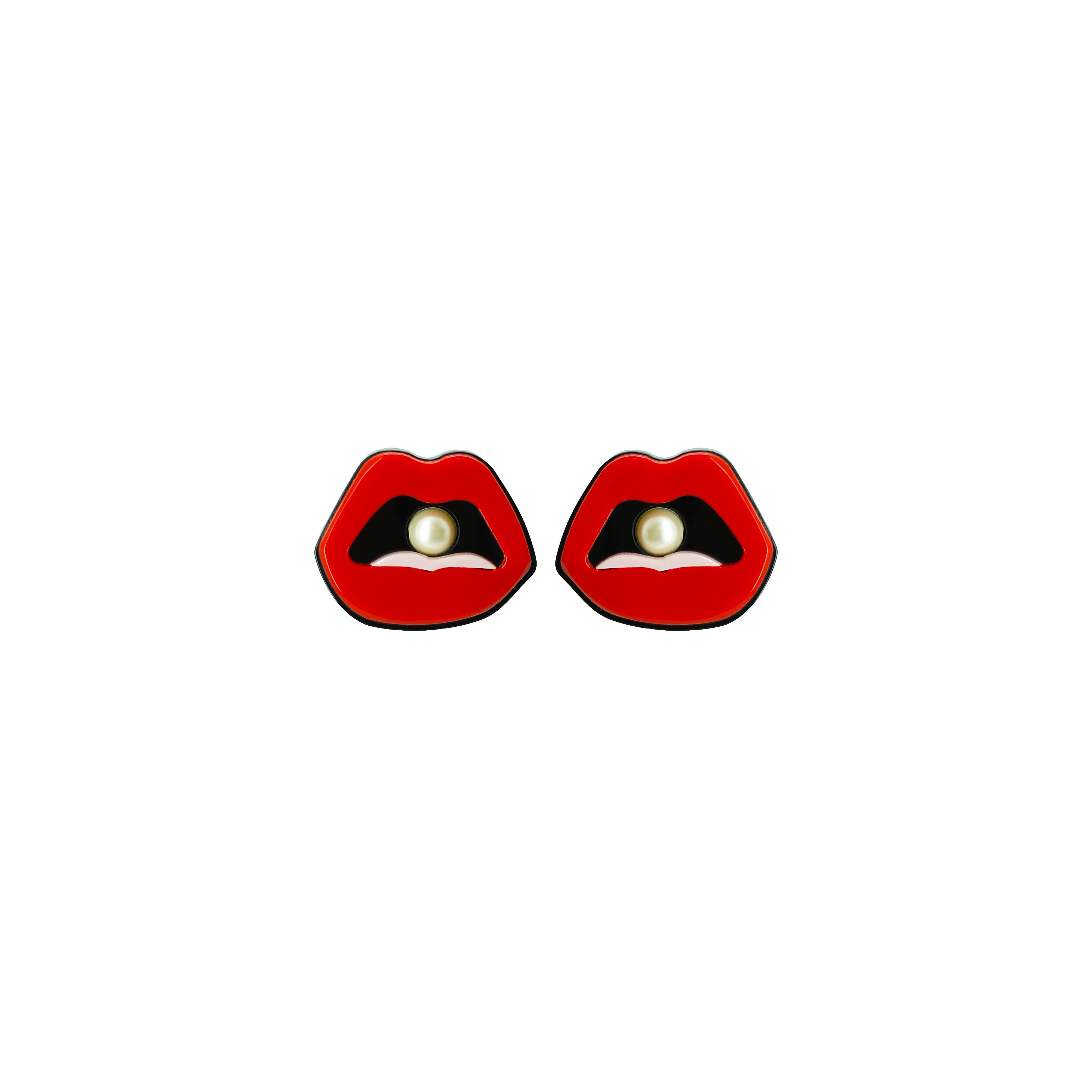 PEARL MOUTH EARRING
