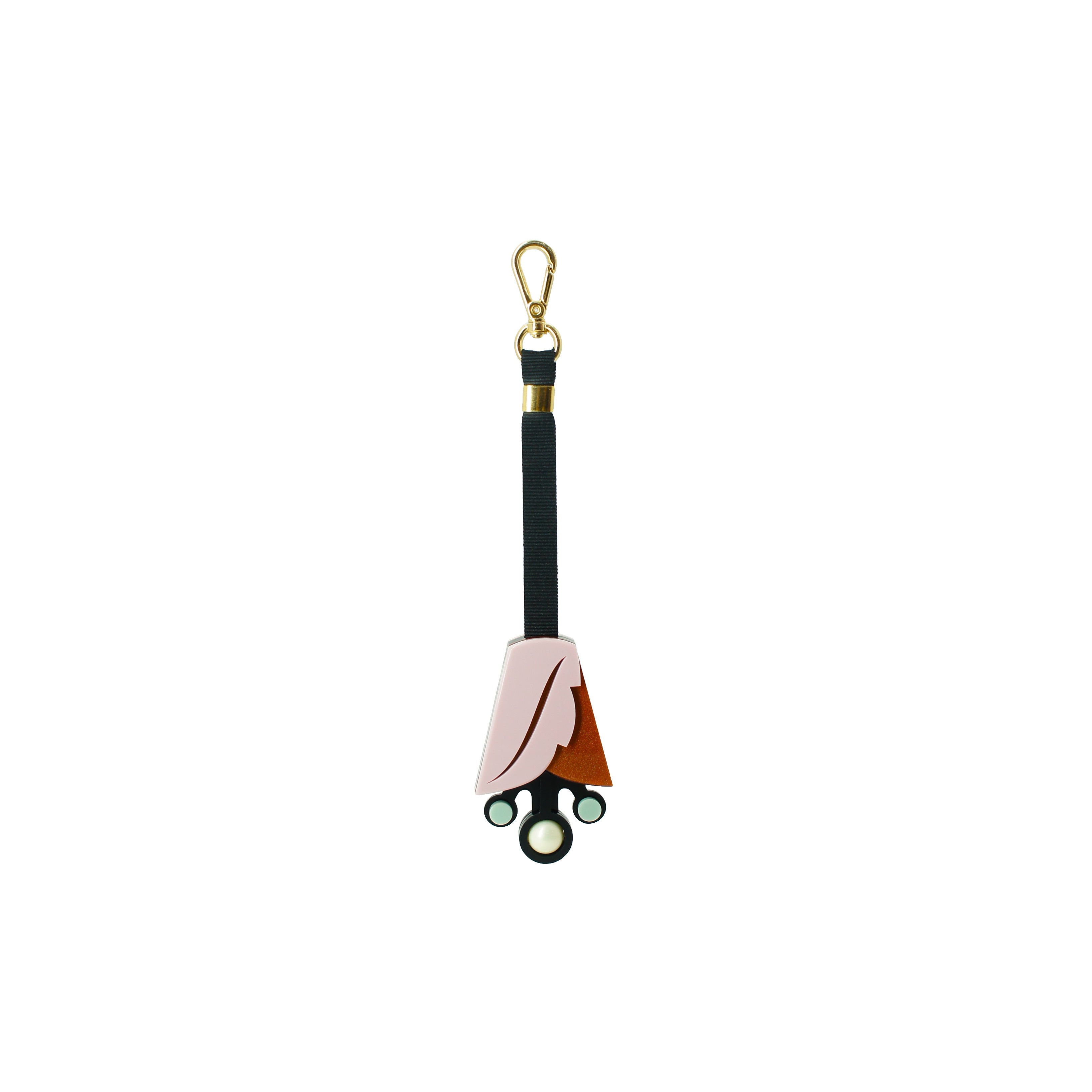 KEYCHAIN FLOWER AND PEARLS