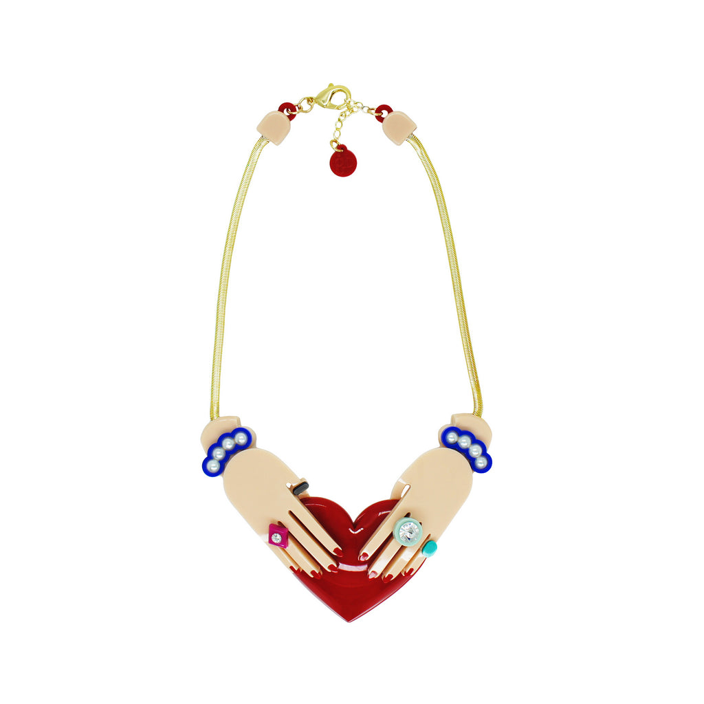 HANDS AND HEART CHOKER