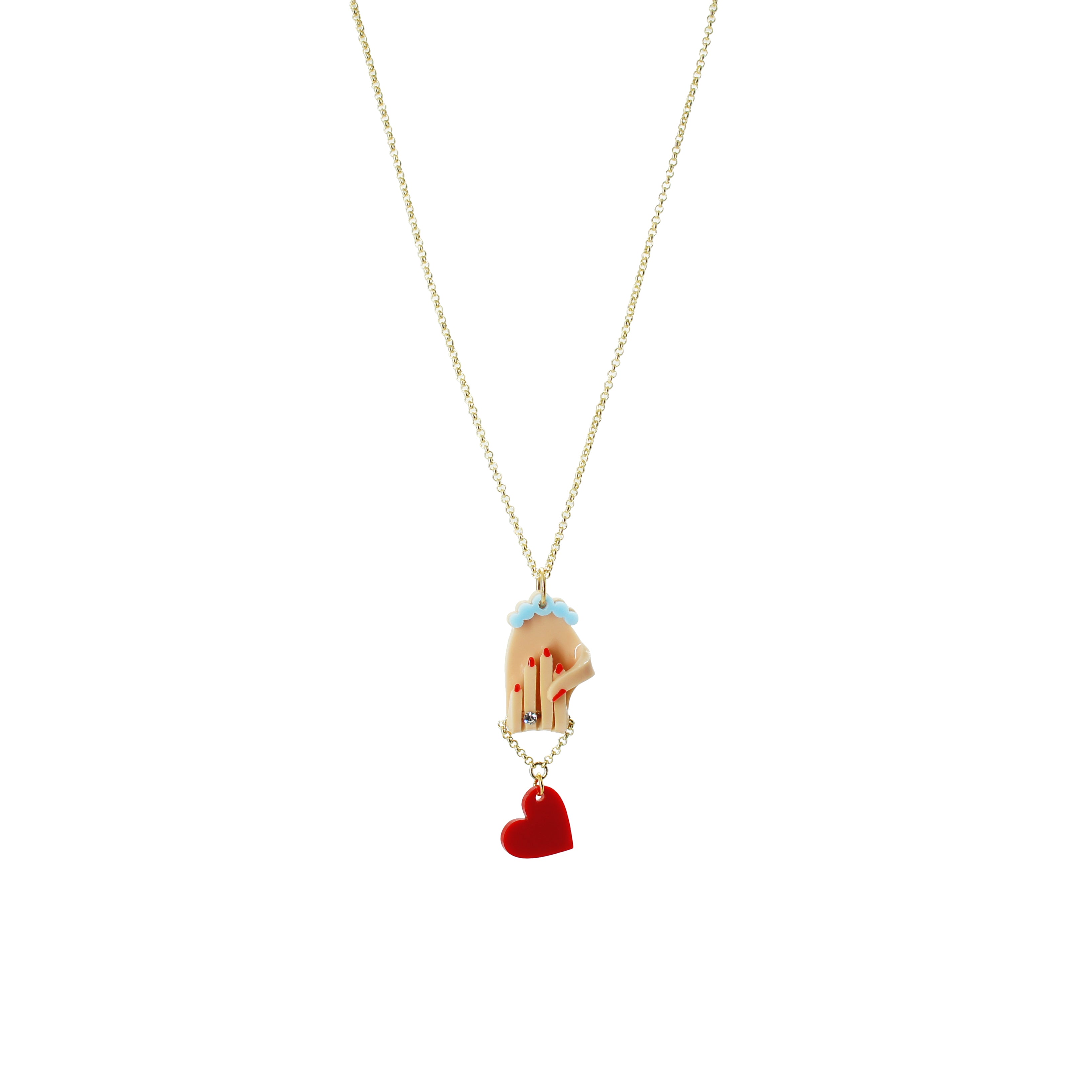 MINI HAND NECKLACE