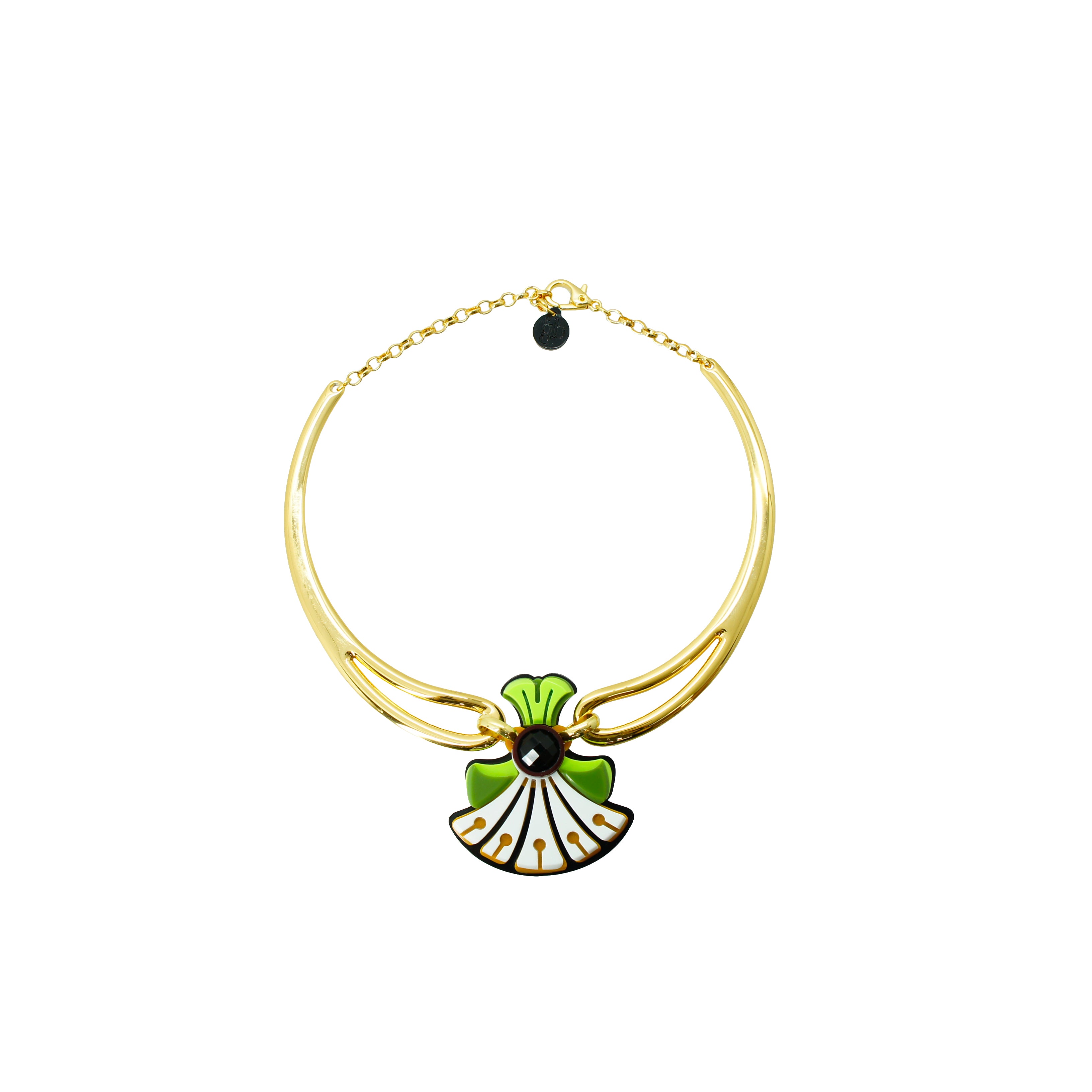 COLAR PLASTRON GÉRBERA