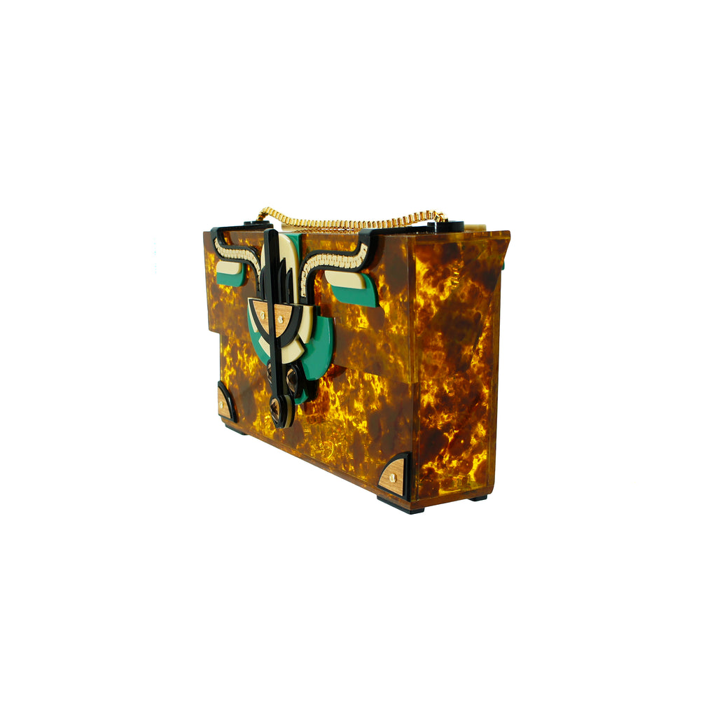 CLUTCH DEMY / CARAMEL GRANITE