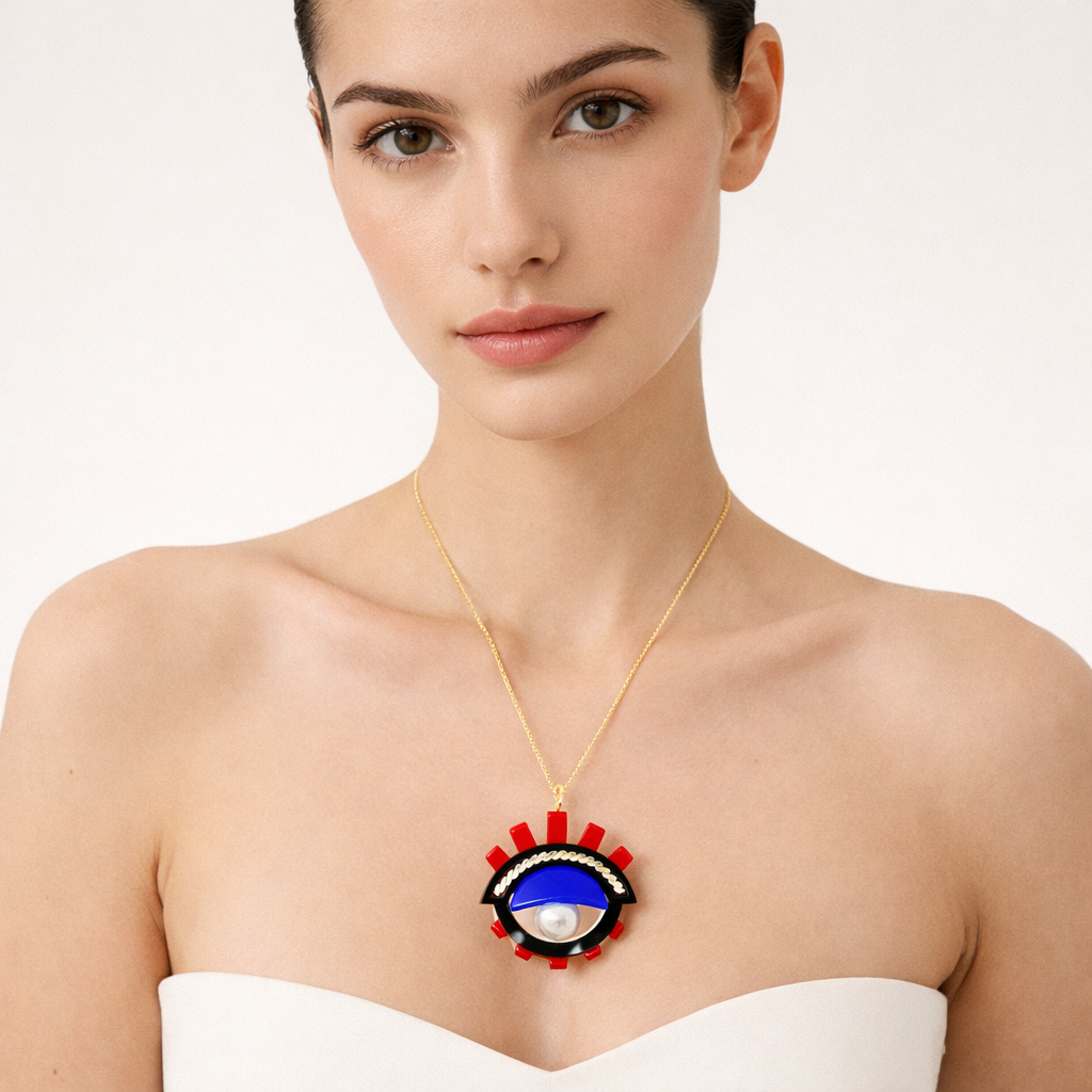 NECKLACE EYE PENDANT P