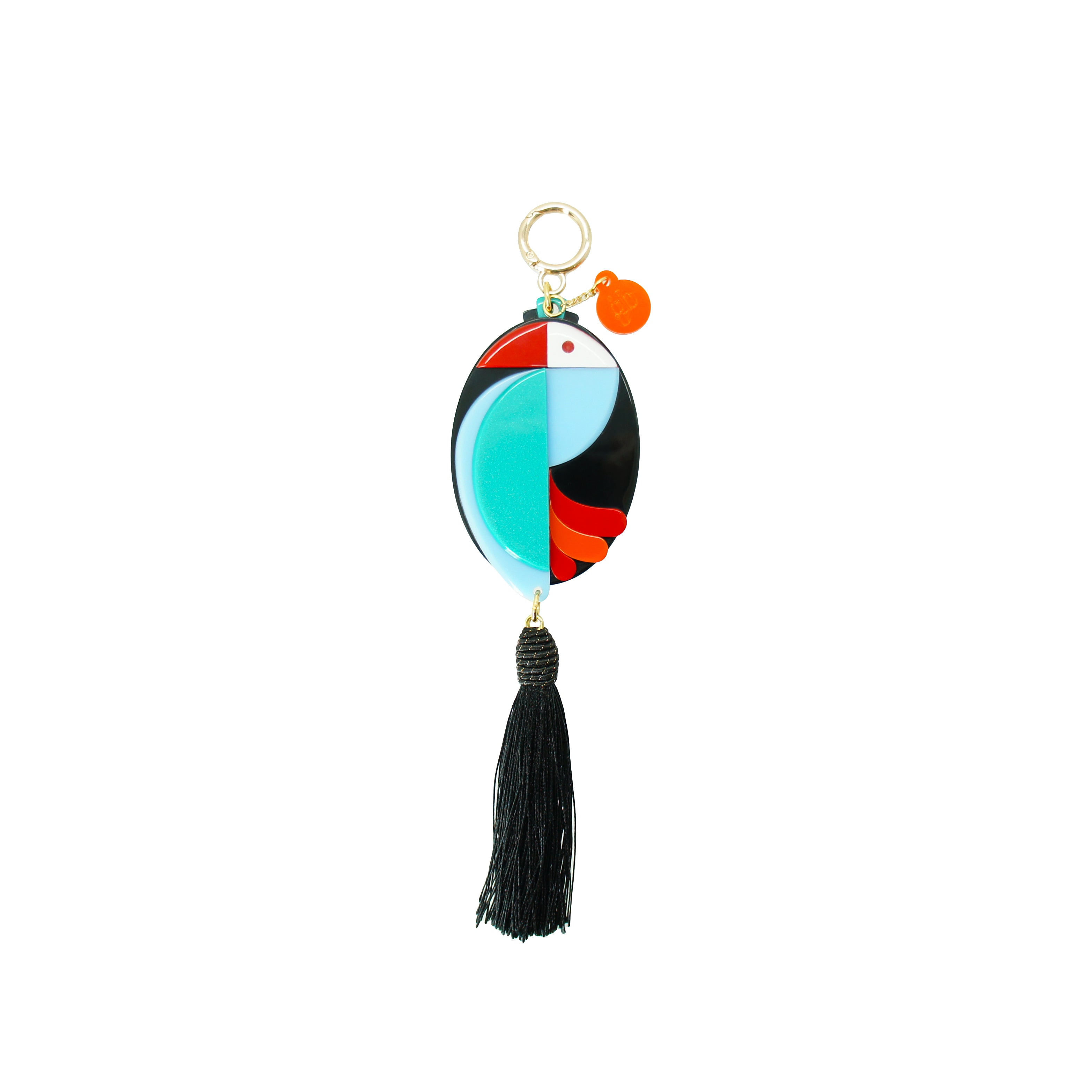 BIRD OF PARADISE PURSE MIRROR