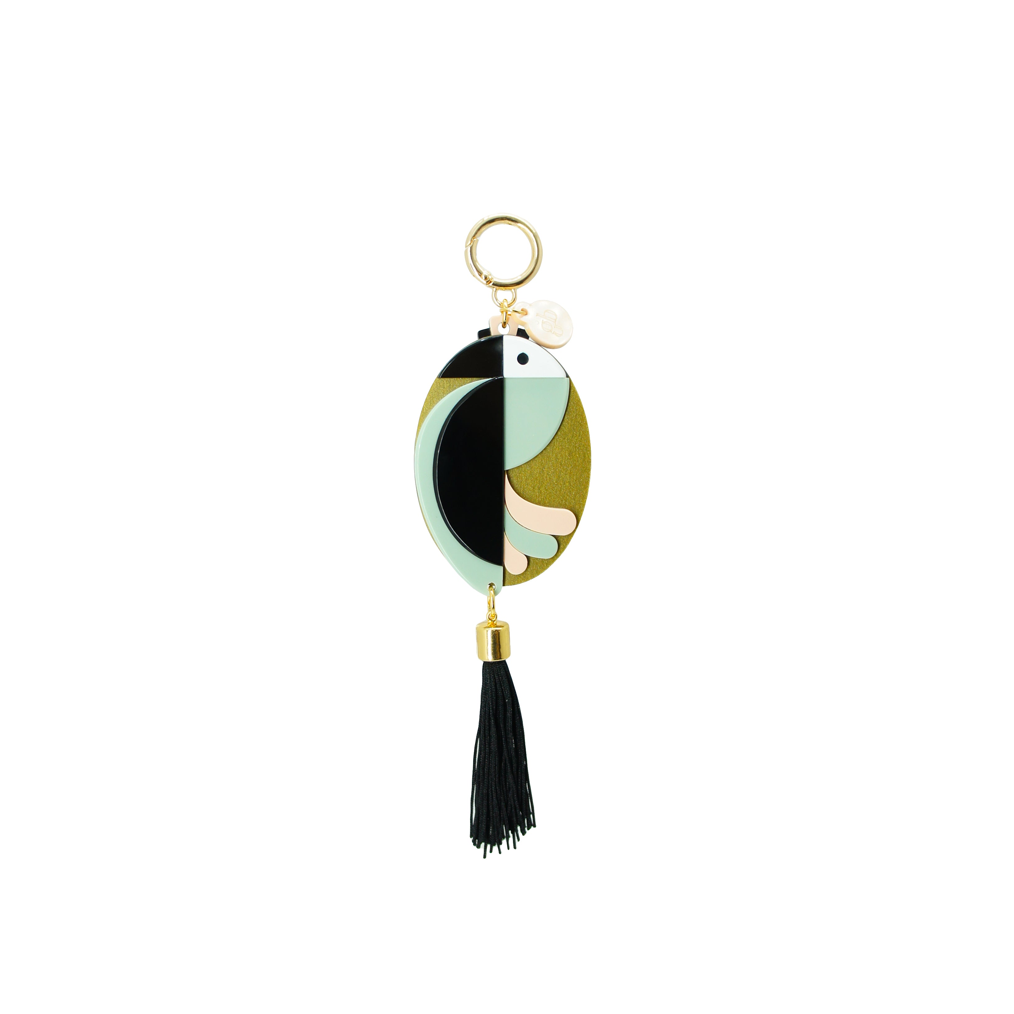 BIRD OF PARADISE PURSE MIRROR