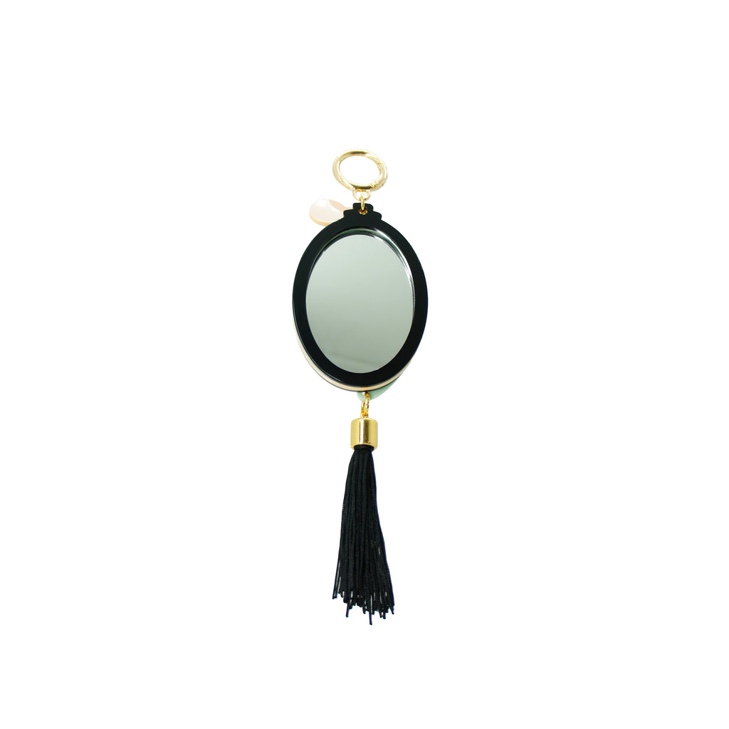 BIRD OF PARADISE PURSE MIRROR