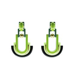 Handmade Earring Acrylic Craft Verner / Green