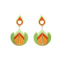 HANDMADE EARRING IOLANDA MOD/ GREEN