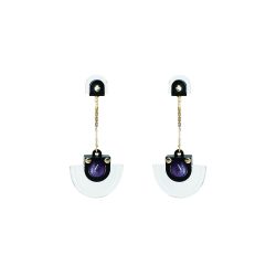 Handmade Acrylic Earring Pendulum Artemisia