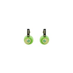 Handmade Acrylic Earring Orbits Short / Green