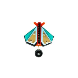 BROOCH PAPALOTI / TURQUOISE GREEN