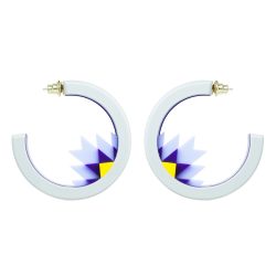 EARRING HOOPS KUNTUR / YELLOW