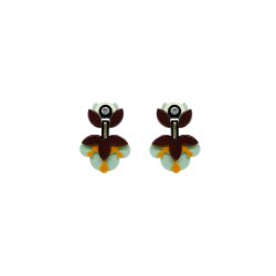 Handmade Acrylic Earring Petunia Medium