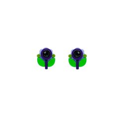 Handmade Acrylic Earring Petunia Small
