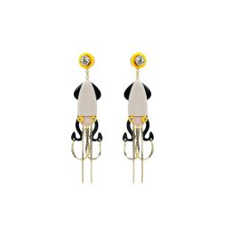 Handmade Acrylic Earring Octopus