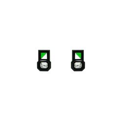 Earring P Deco Octogonal Cut Stone