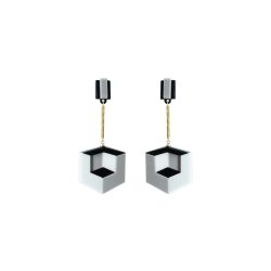 Earring Double Cube